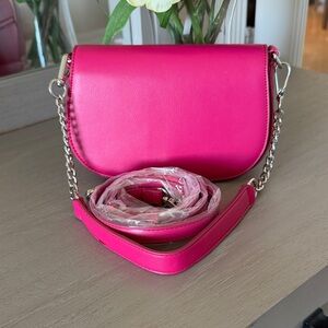 Urban Expressions Vibrant Pink Crossbody Bag